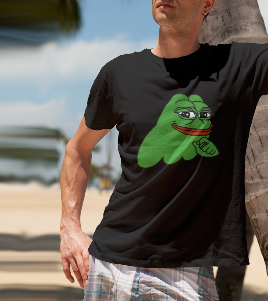 Ribbit.Pepe Pepe Frog Meme Iconic Sol T-Shirt