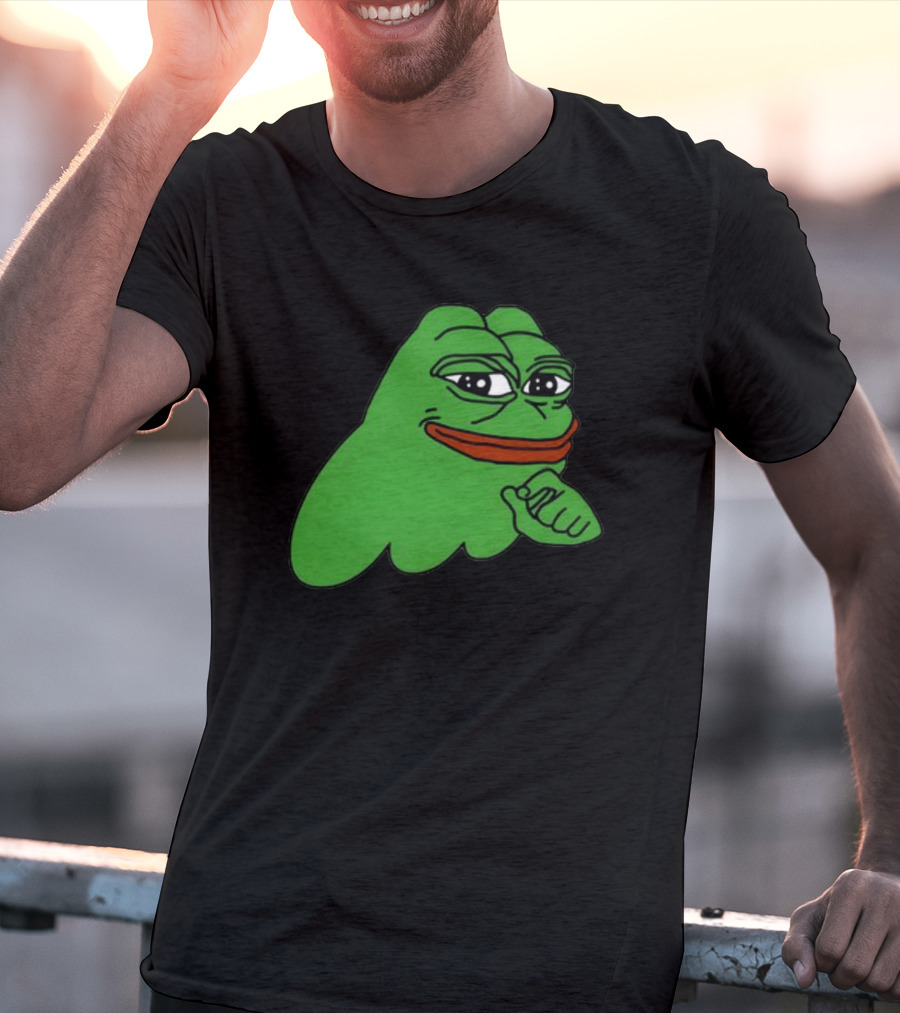 Ribbit.Pepe Pepe Frog Meme Iconic Sol T-Shirt