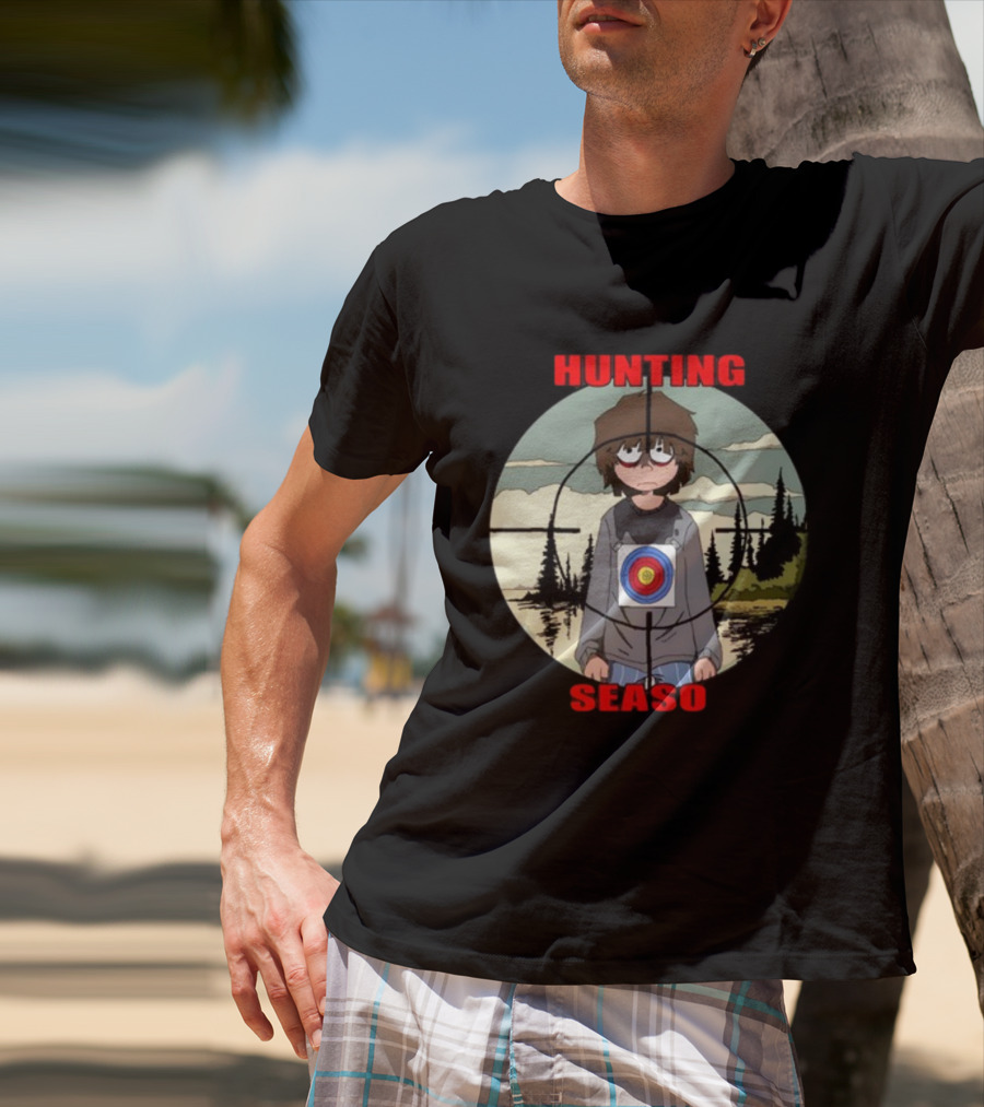 Mr Grill Gangster Hunting Season Crosshair Target Boy T-Shirt