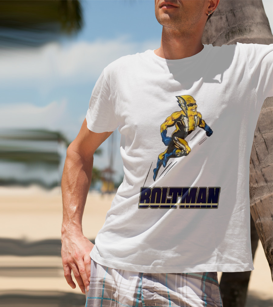 Boltman Superhero With Lightning Costume T-Shirt