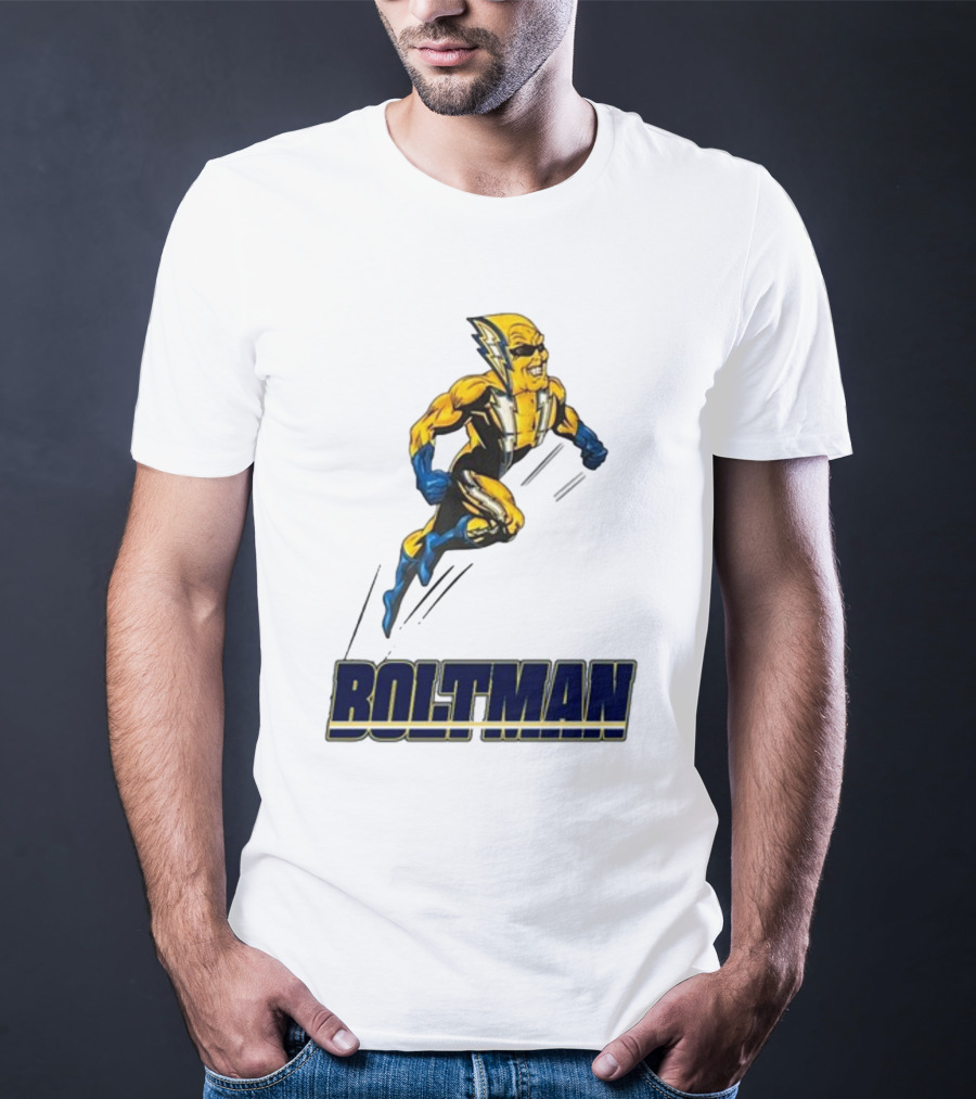 Boltman Superhero With Lightning Costume T-Shirt