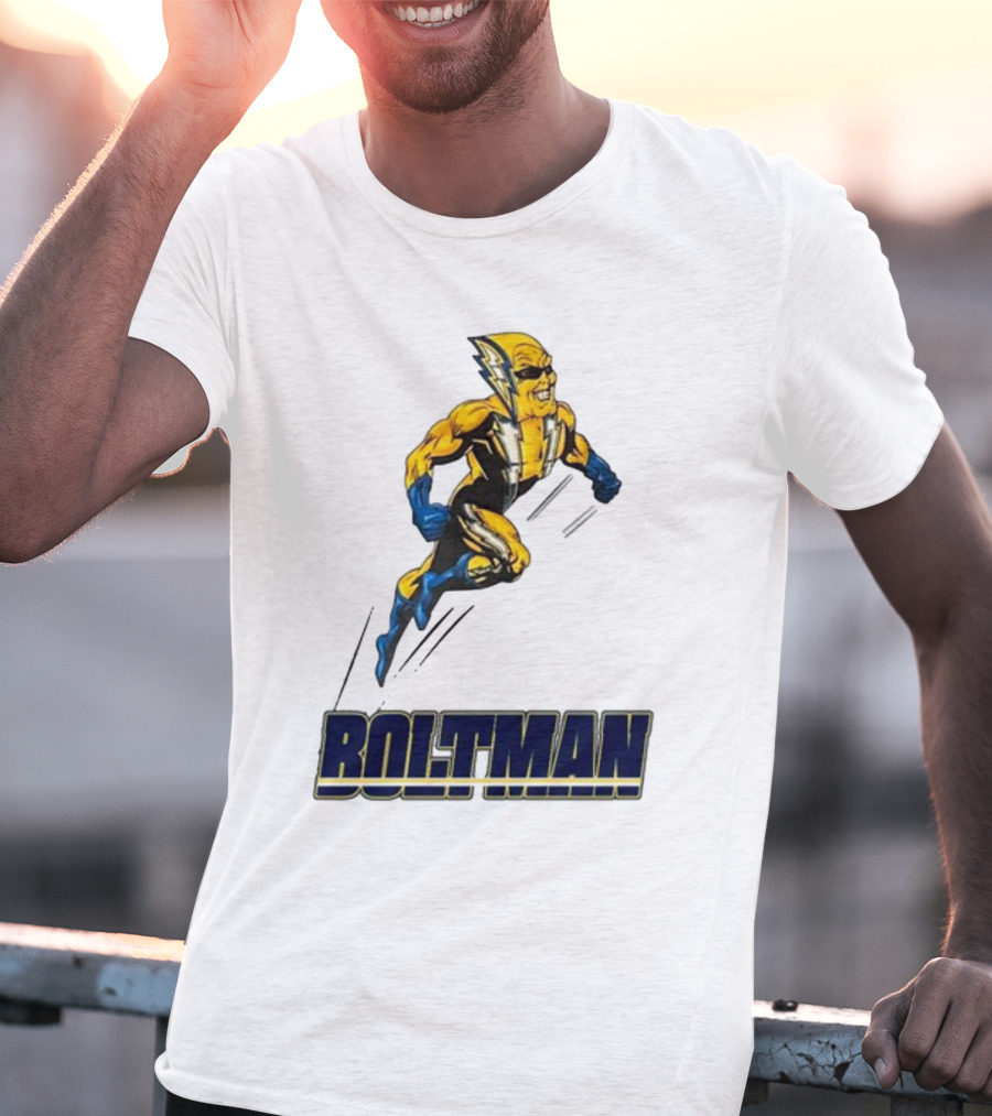Boltman Superhero With Lightning Costume T-Shirt