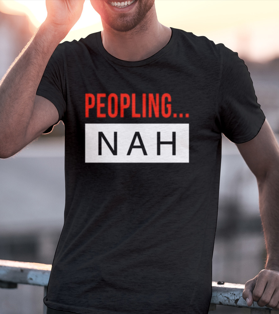 Peopling Nah Minimalist T-Shirt