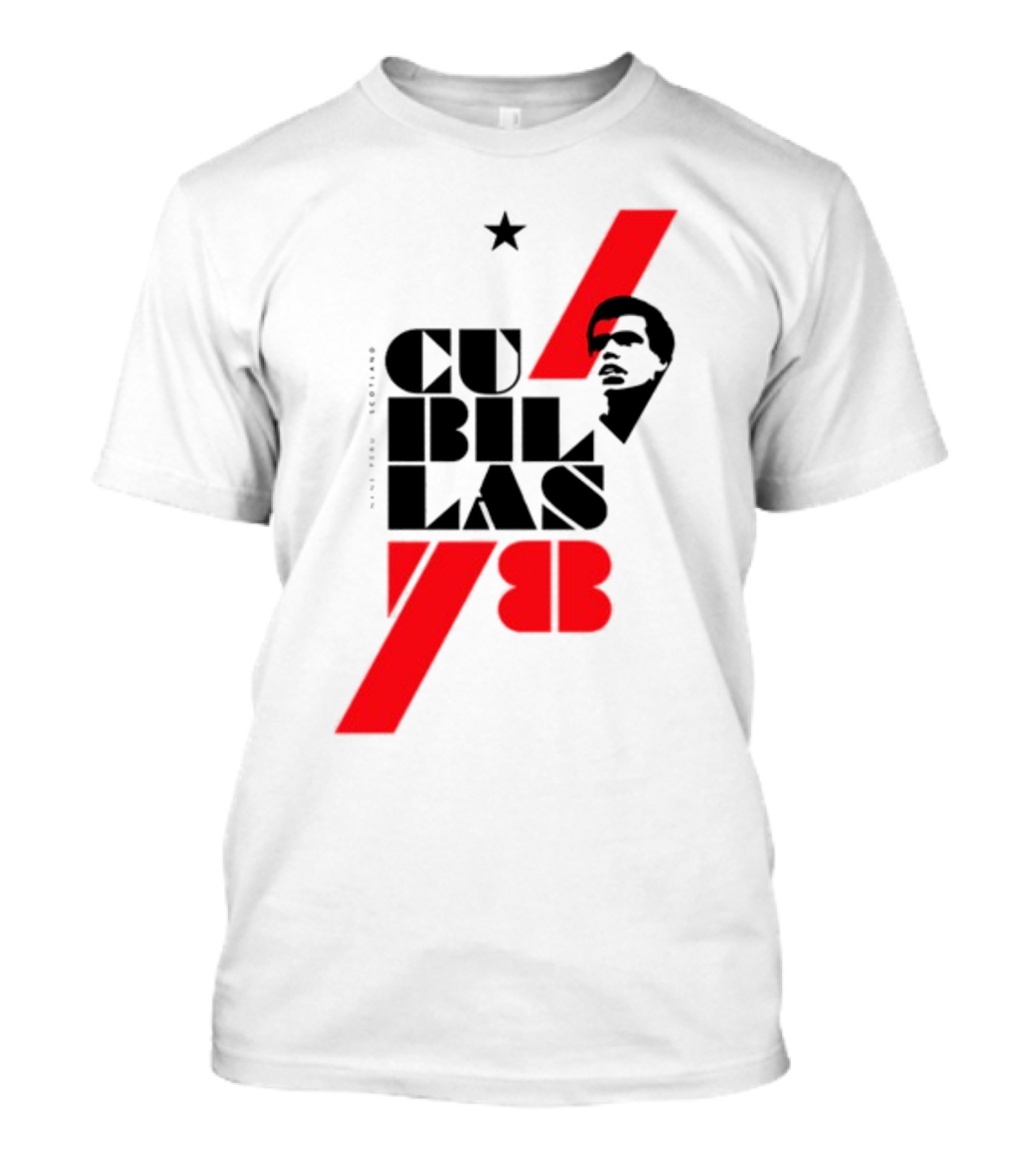 CUBILLAS 78 Star Iconic Red And Black T-Shirt