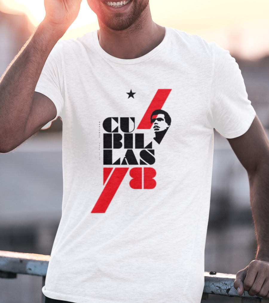 CUBILLAS 78 Star Iconic Red And Black T-Shirt