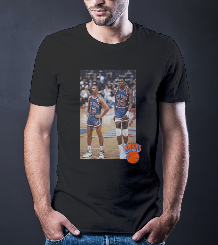 Mitchell And Ness NY Knicks Brunson Camiseta Player Photo Vintage Basketball 13 33 T-Shirt