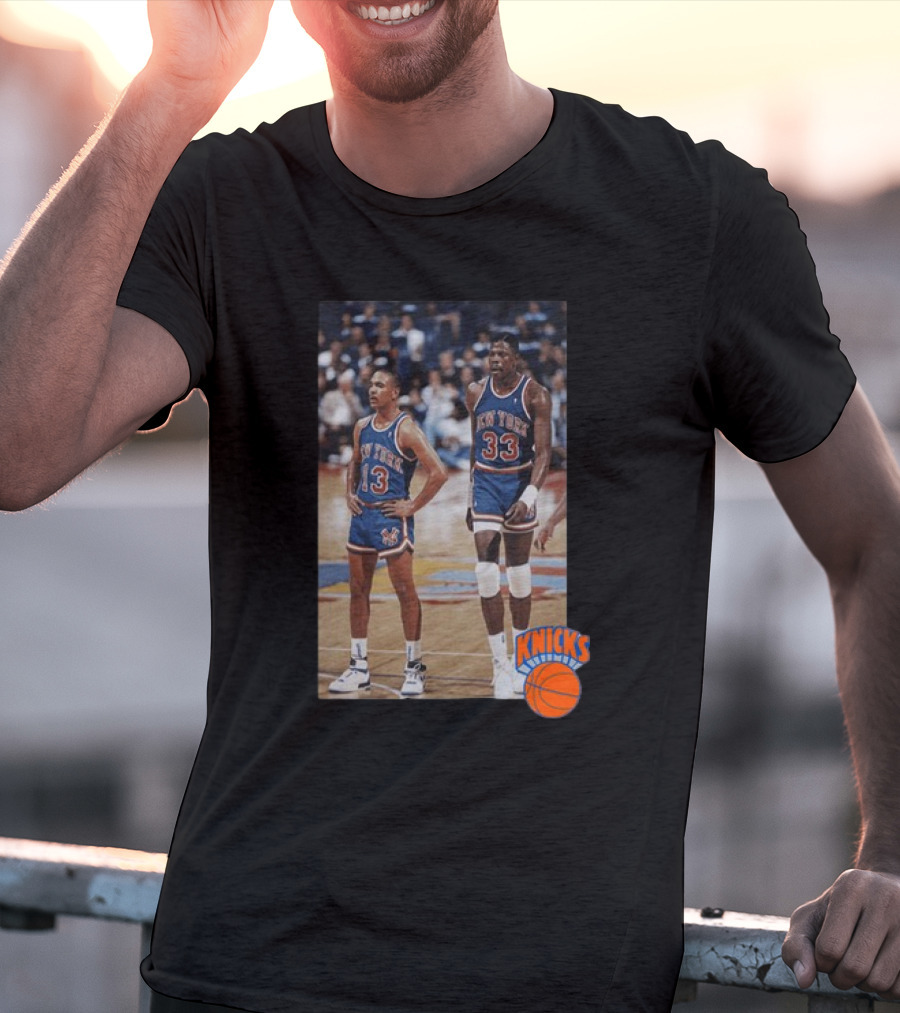 Mitchell And Ness NY Knicks Brunson Camiseta Player Photo Vintage Basketball 13 33 T-Shirt