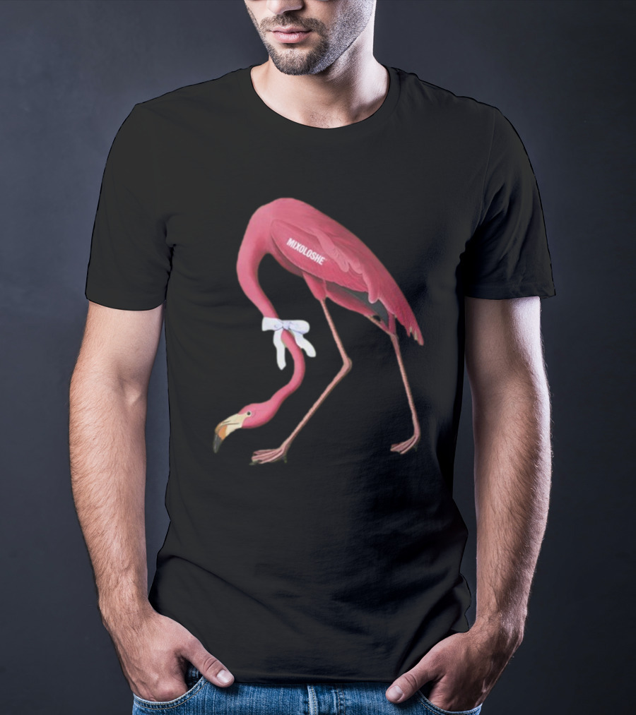Mixoloshe Flamingo Team Crewneck T-Shirt