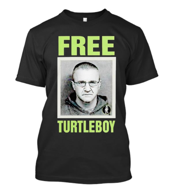 Free Turtleboy Mugshot T-Shirt