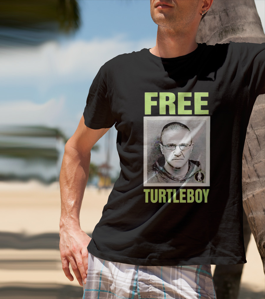 Free Turtleboy Mugshot T-Shirt