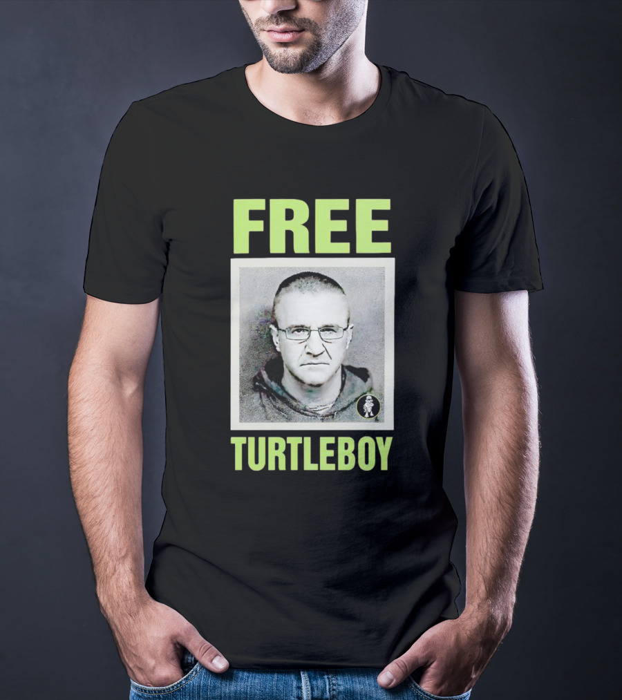 Free Turtleboy Mugshot T-Shirt