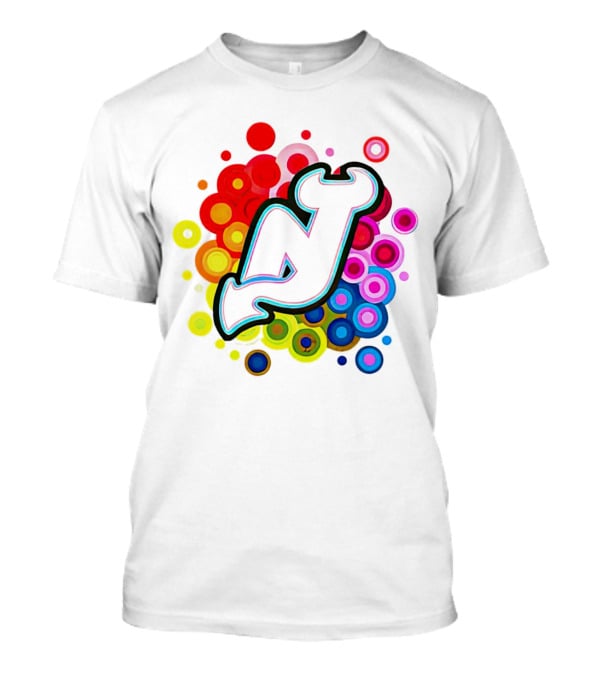 New Jersey Devils Rainbow T-Shirt