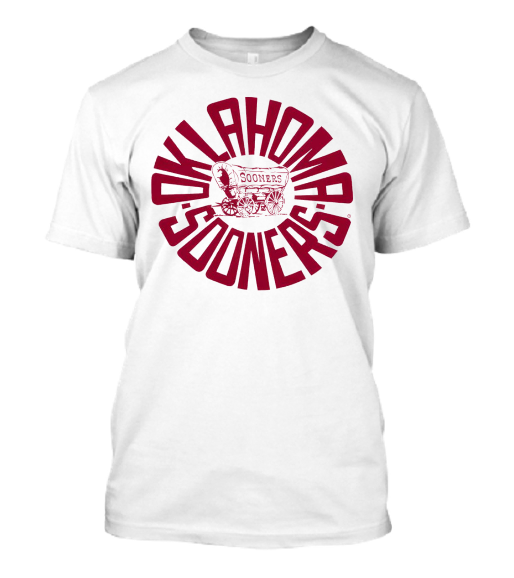 Oklahoma Sooners Covered Wagon Circle T-Shirt