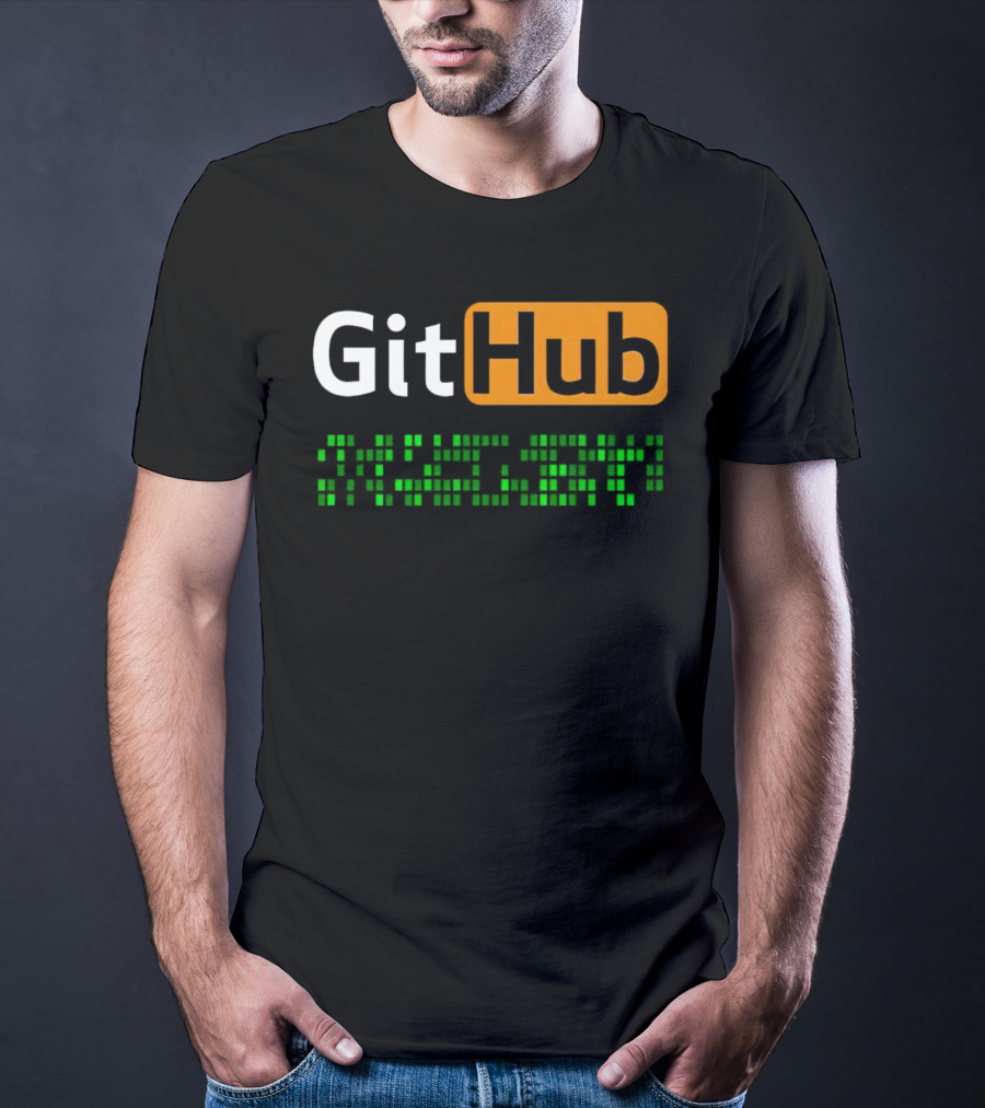 GitHub Code Contribution Squares T-Shirt