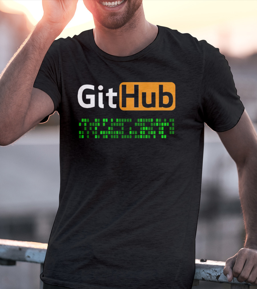 GitHub Code Contribution Squares T-Shirt
