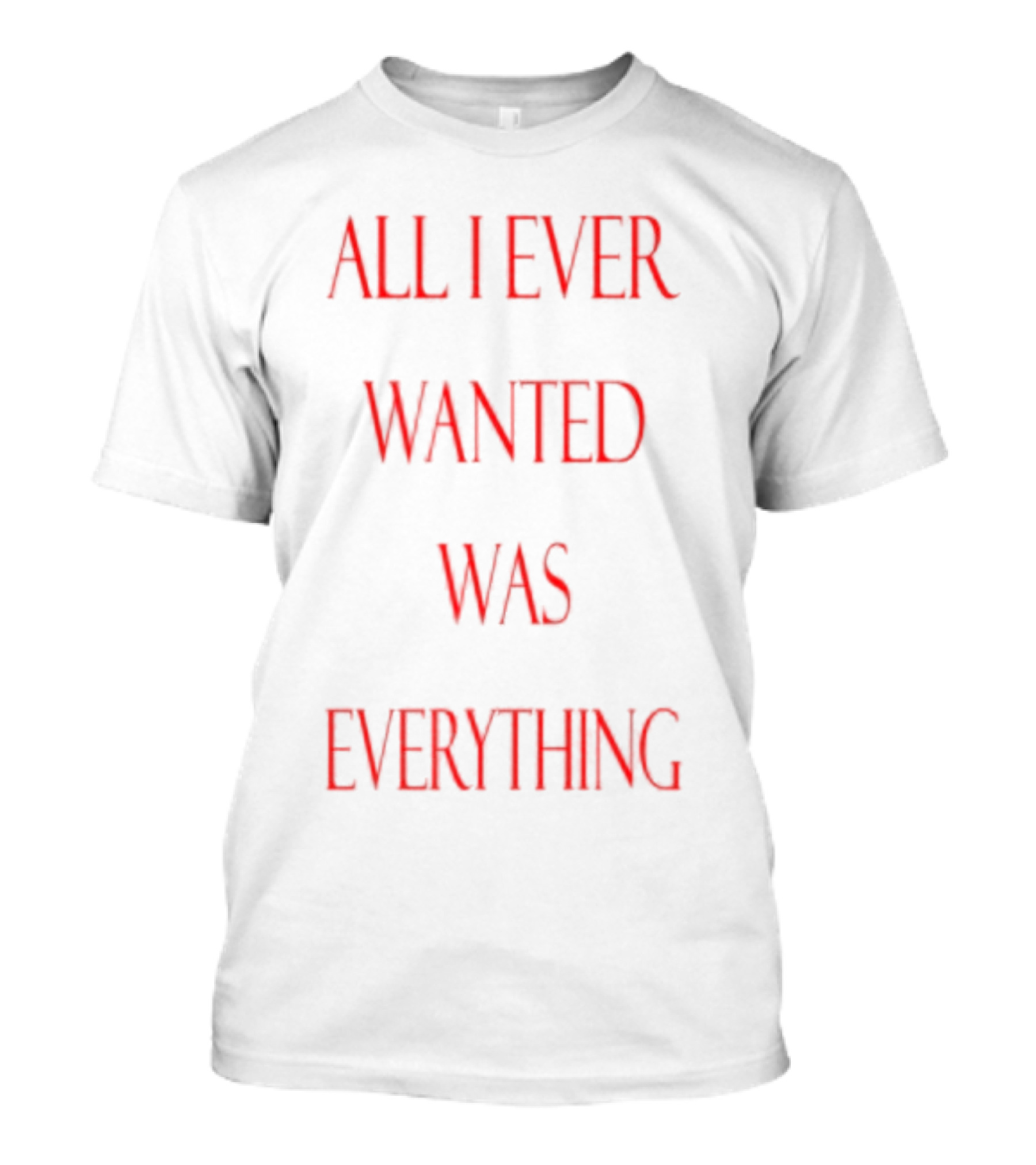 All I Ever Wanted Was Everything T-Shirt