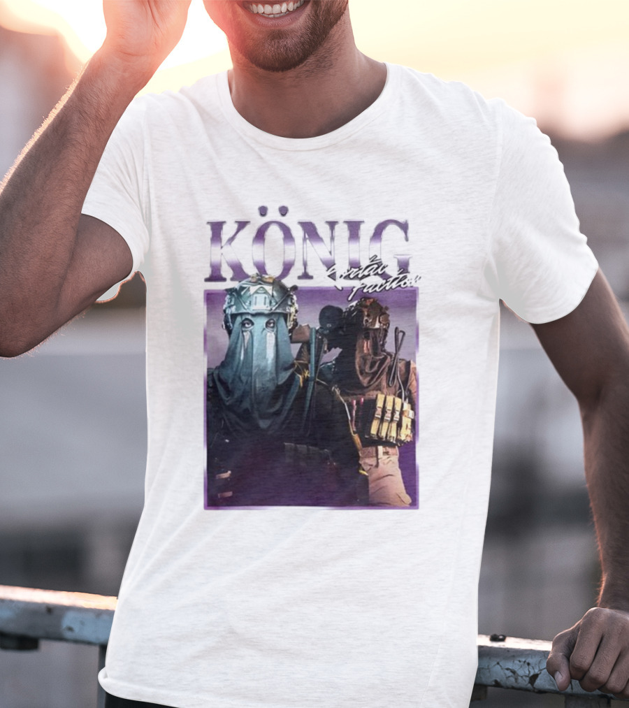 König Kortac Faction Masked Figures With Tactical Gear T-Shirt