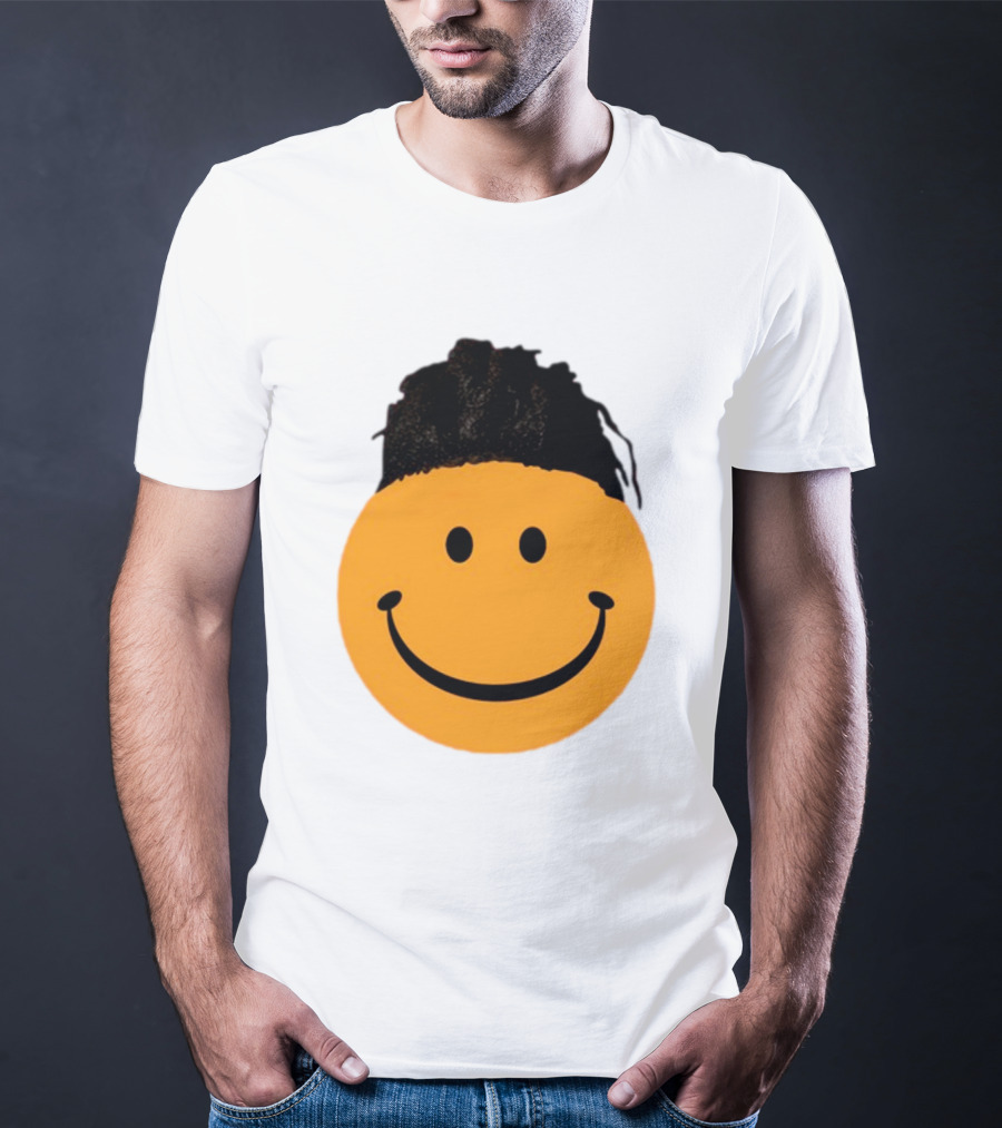 Smiling Face Have A Nice Game Emoji With Hair T-Shirt