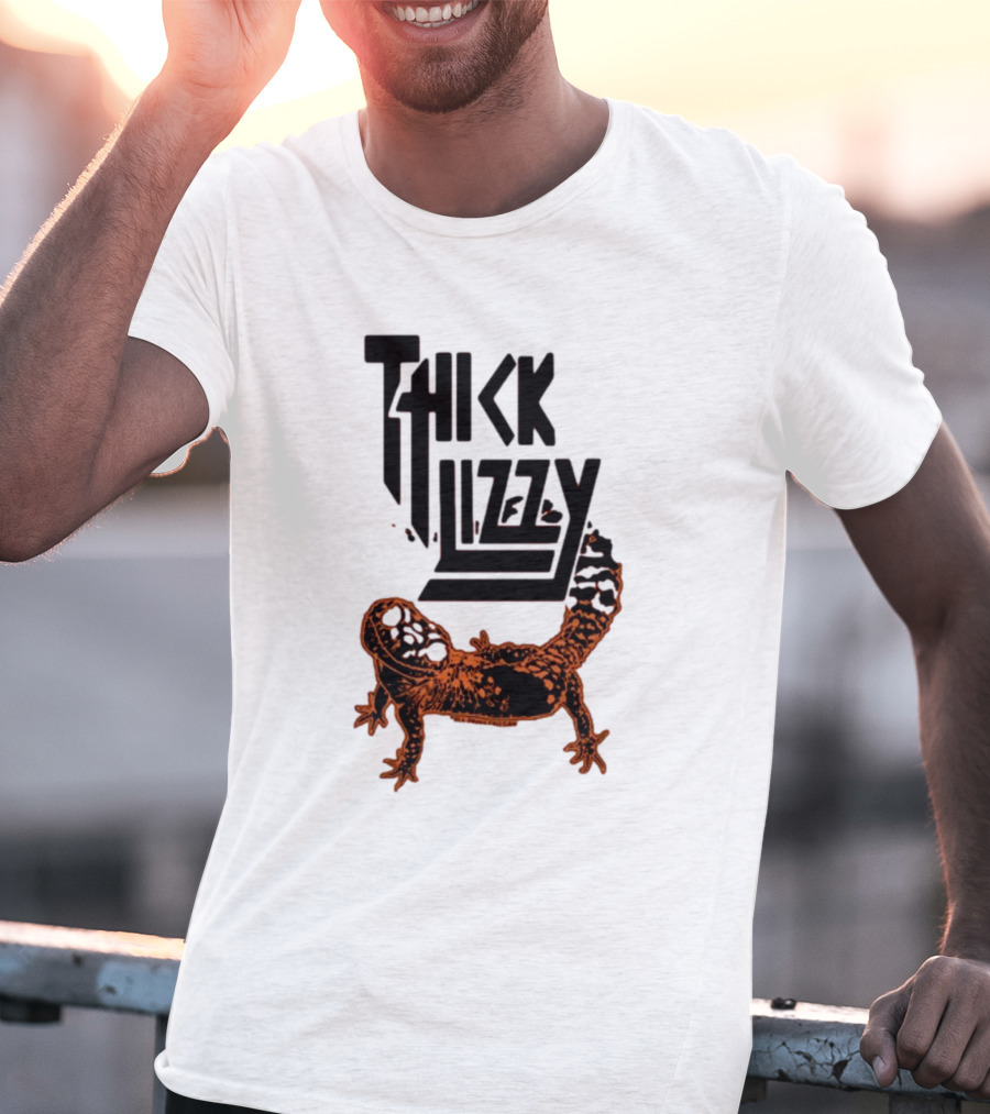Thick Lizzy Folk Freegan Drunk Lizard T-Shirt