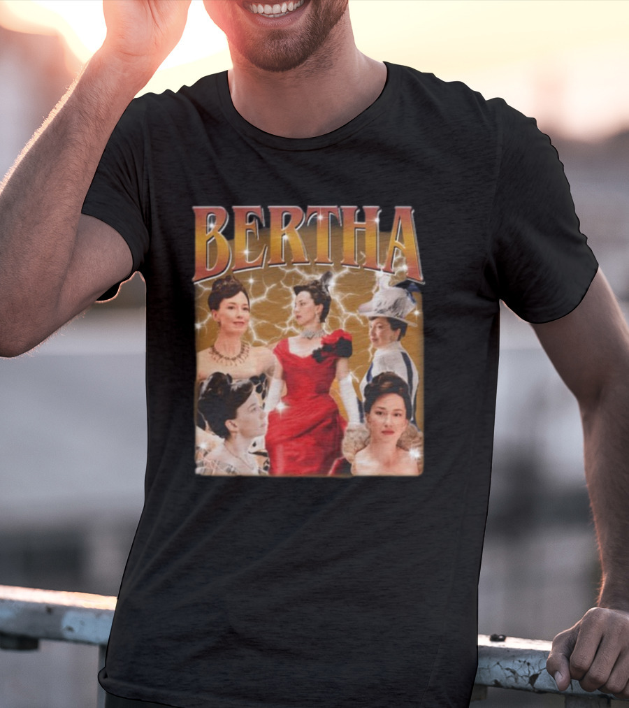 Bertha The Boss Glamorous Vintage Fashion Queens T-Shirt
