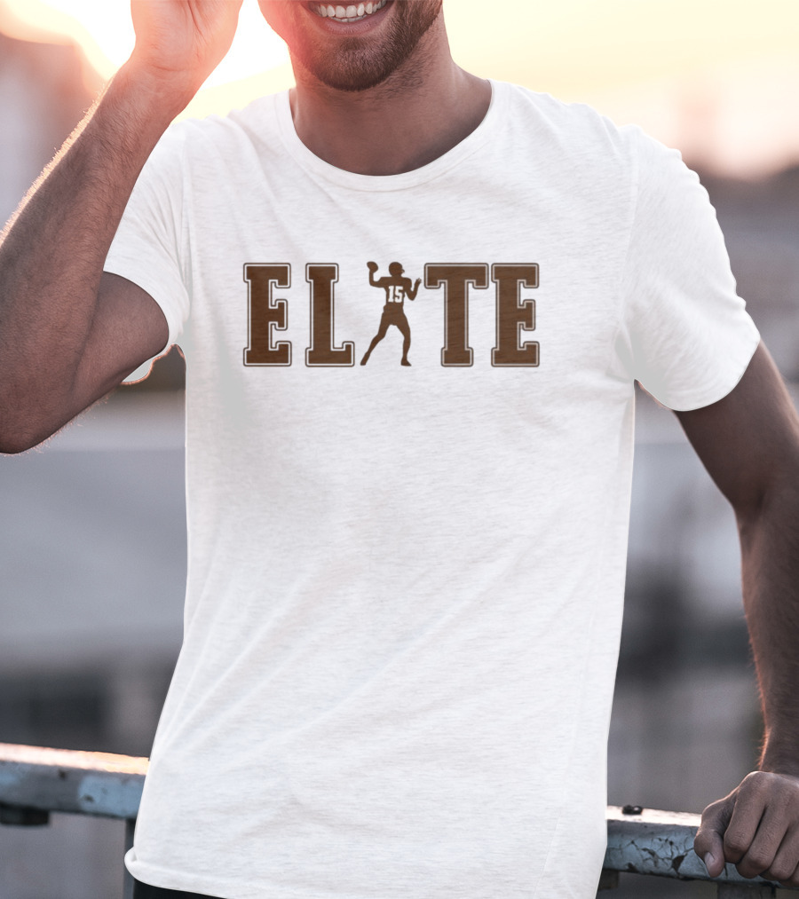 Elite Joe Flacco 15 Bigplay Football Quarterback T-Shirt
