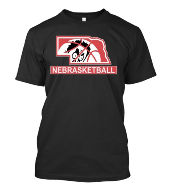 Nebraska Basketball Nebrasketball Lincoln State Mascot T-Shirt