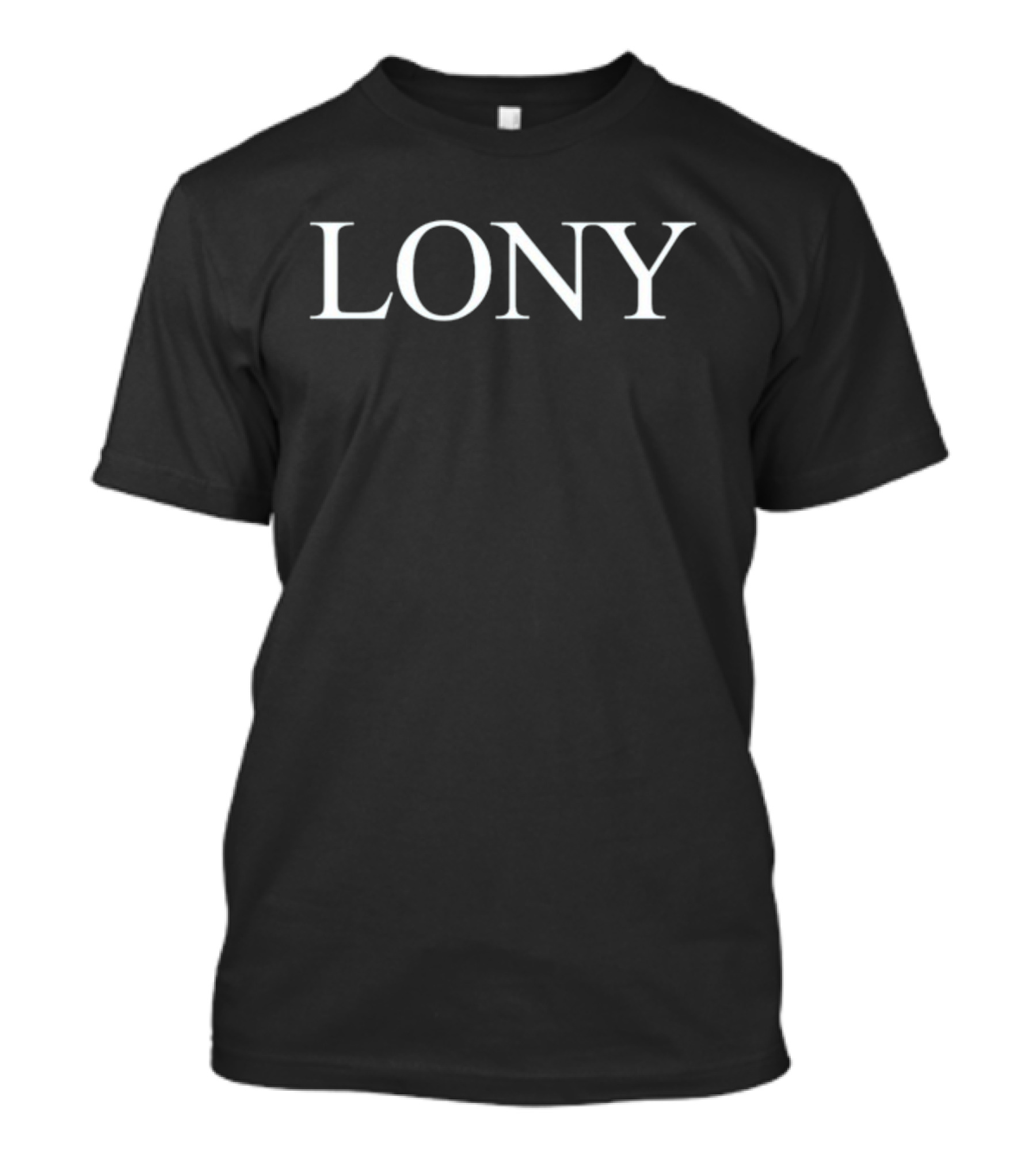 Lony Minimalist Text Monochrome T-Shirt