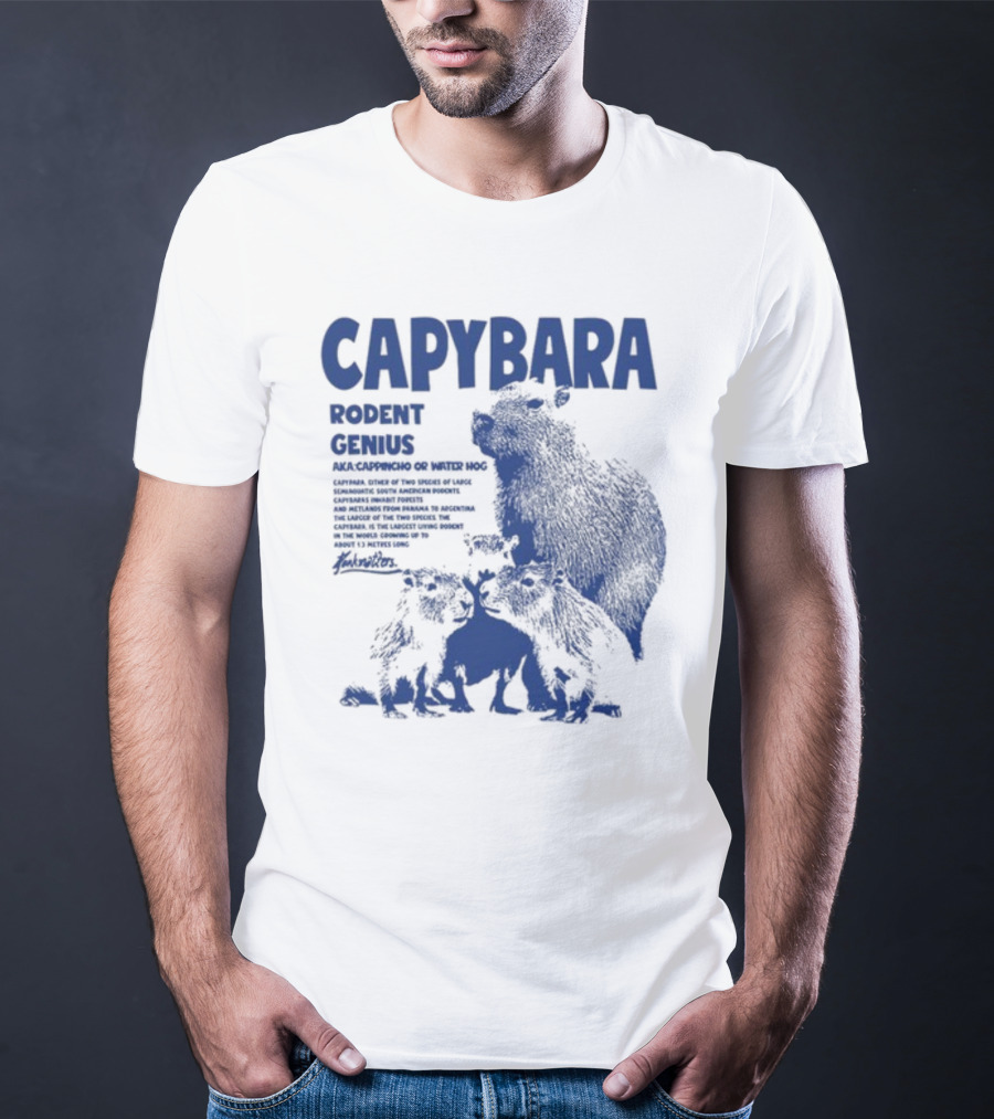 CAPYBARA Rodent Genius Aka Cappincho Or Water Hog T-Shirt