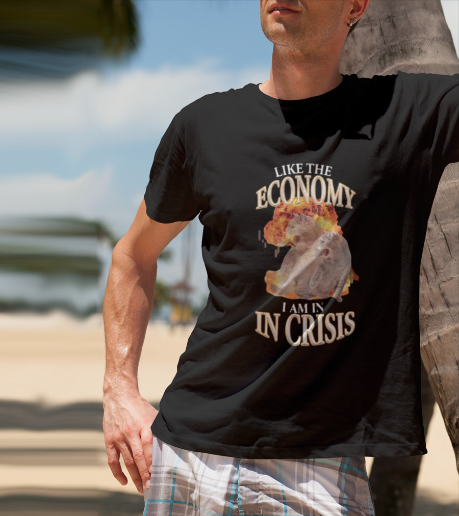 LIKE THE ECONOMY I AM IN CRISIS CAT EXPLOSION T-Shirt