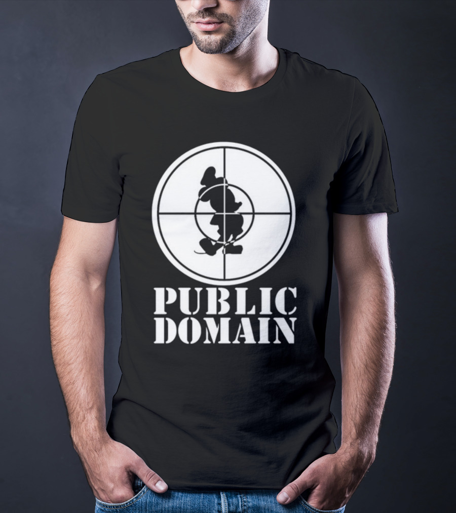 Public Domain Mickey Mouse Target T-Shirt