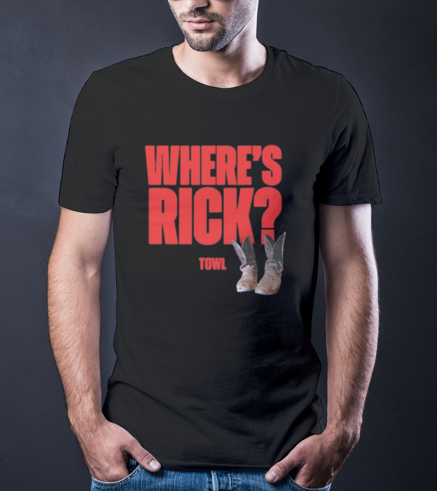 The Walking Dead Where's Rick Boots Towl T-Shirt
