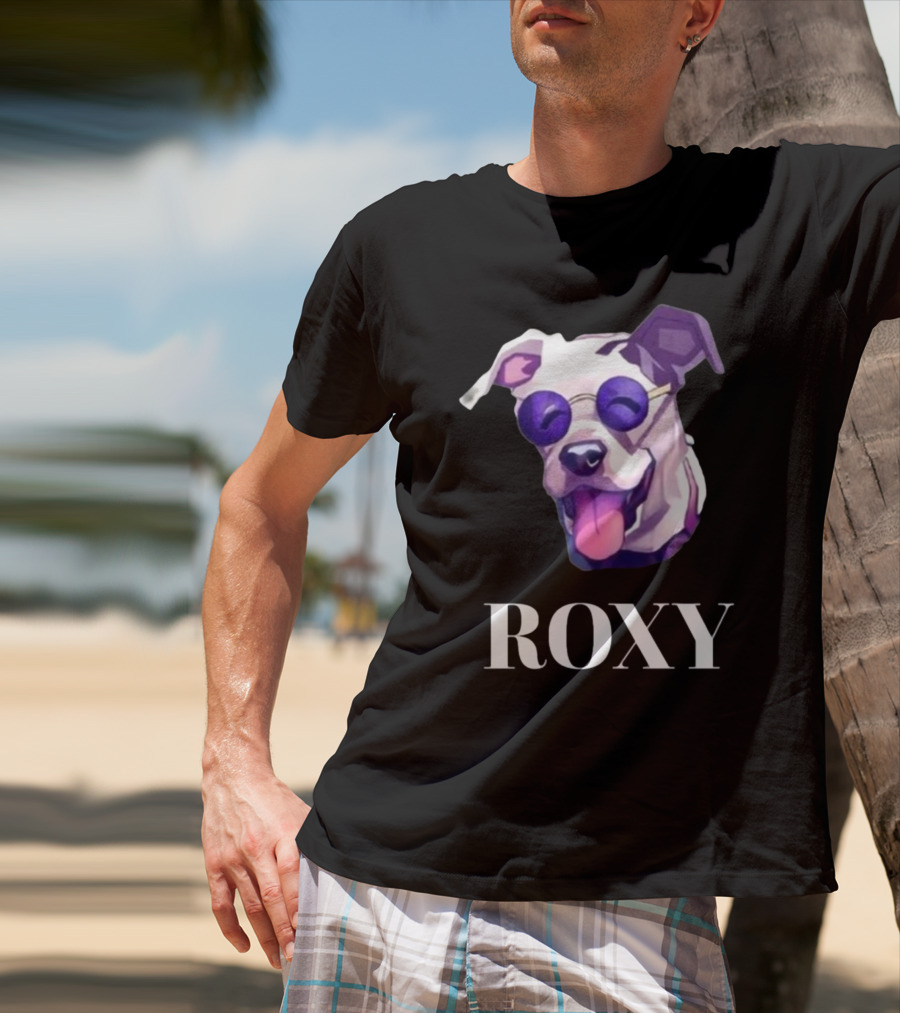 Too Cool Roxy Jbtv Purple Sunglasses Dog T-Shirt