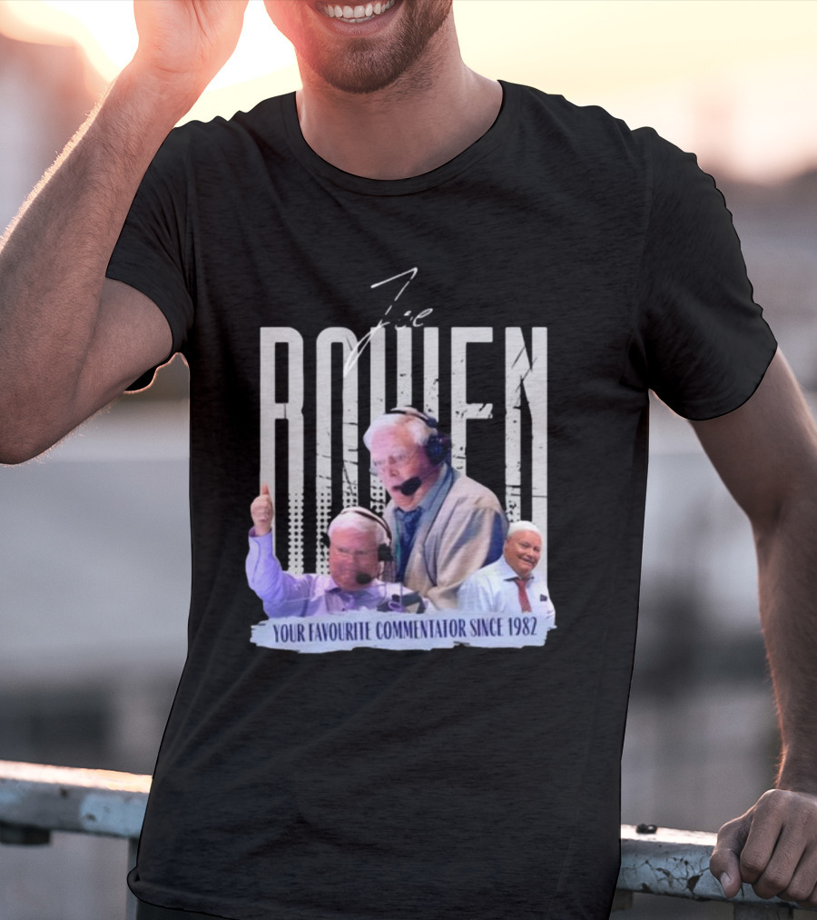 Joe Bowen Your Favourite Commentator Since 1982 Bowenjellythreads T-Shirt