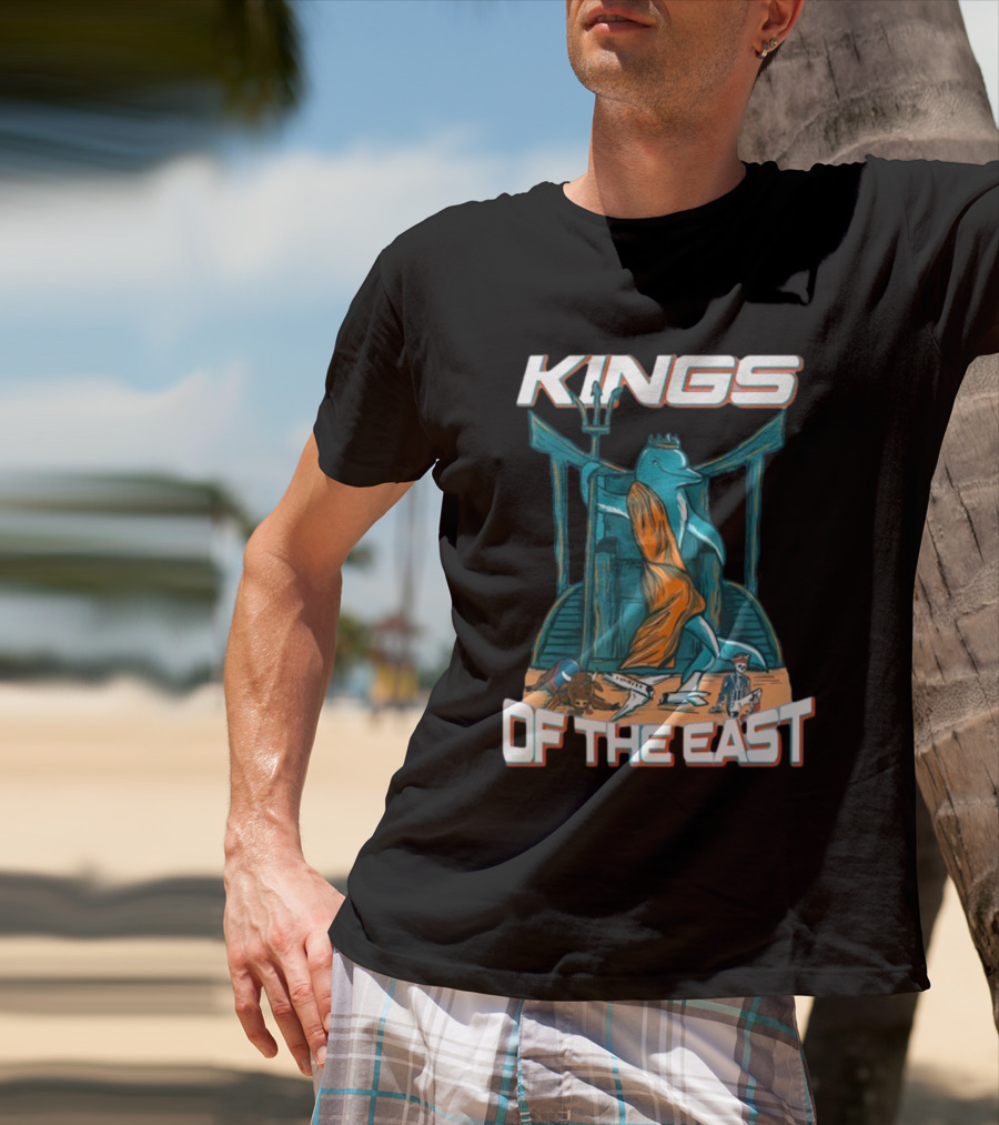 Nickysmokess Miami Dolphins Kings Of The East T-Shirt
