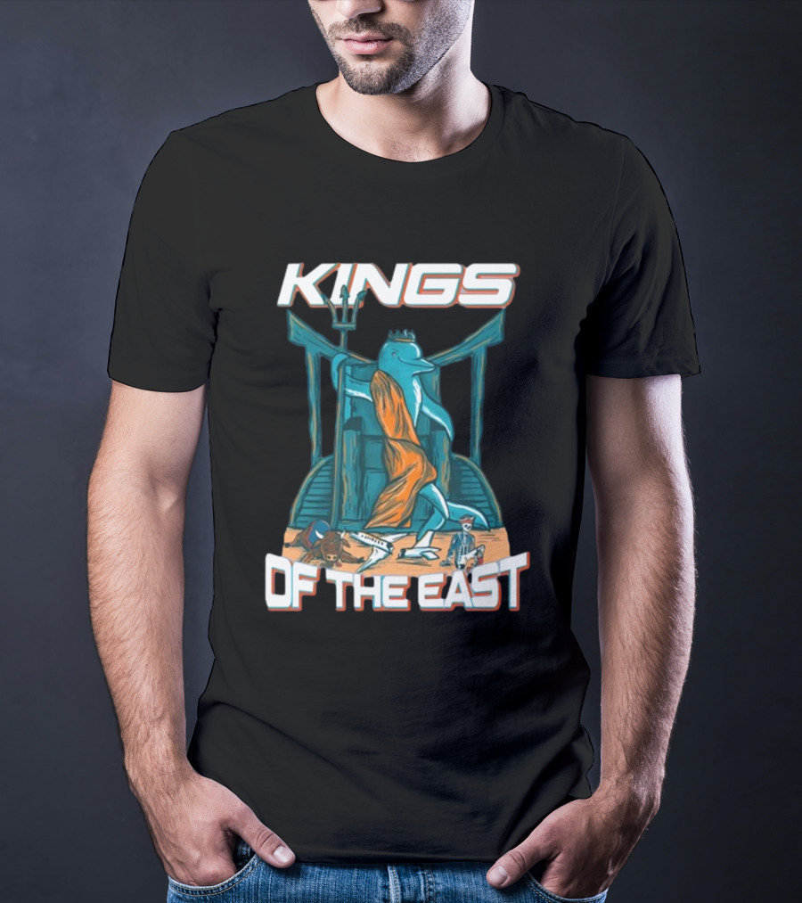 Nickysmokess Miami Dolphins Kings Of The East T-Shirt