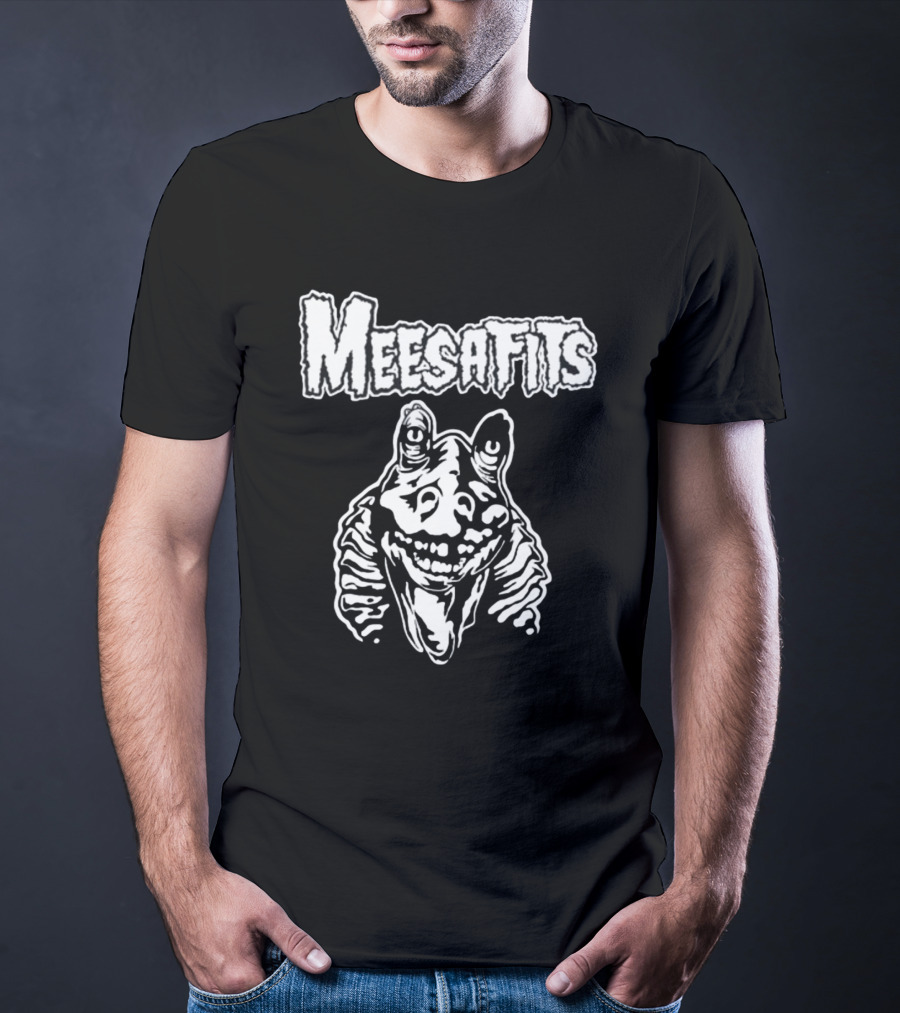 Punkwithacamera Meesafits Misfits Parody Jar Jar Binks T-Shirt