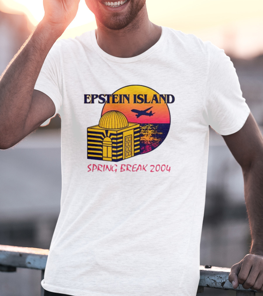 Shitheadsteve Epstein Island Airplane Dome Sunset Spring Break 2004 T-Shirt