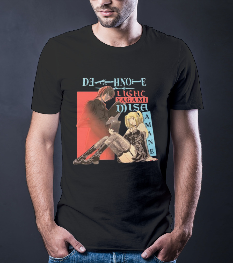 Death Note Light Yagami Misa Amane T-Shirt