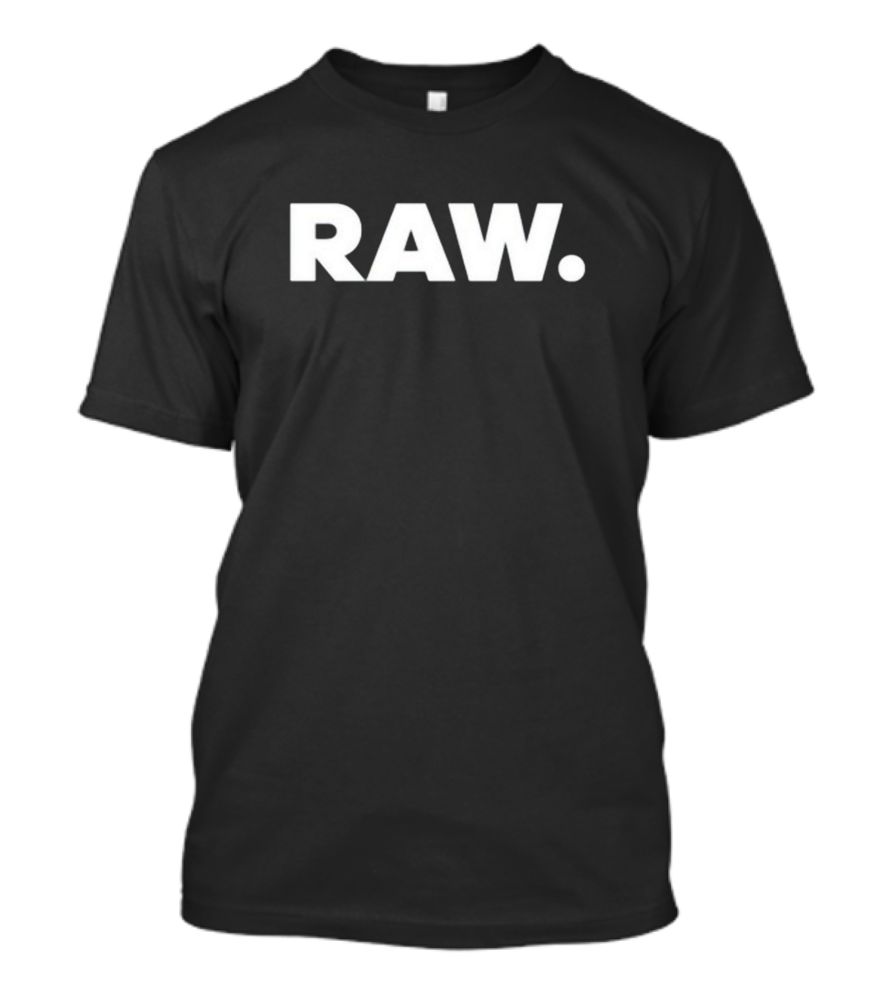 RAW Text Minimalist Style Holorn Raw T-Shirt