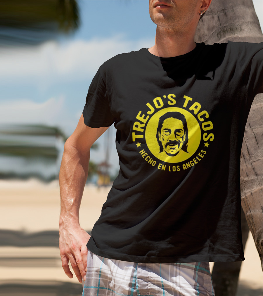 Trejo's Tacos Hecho En Los Angeles Yellow T-Shirt