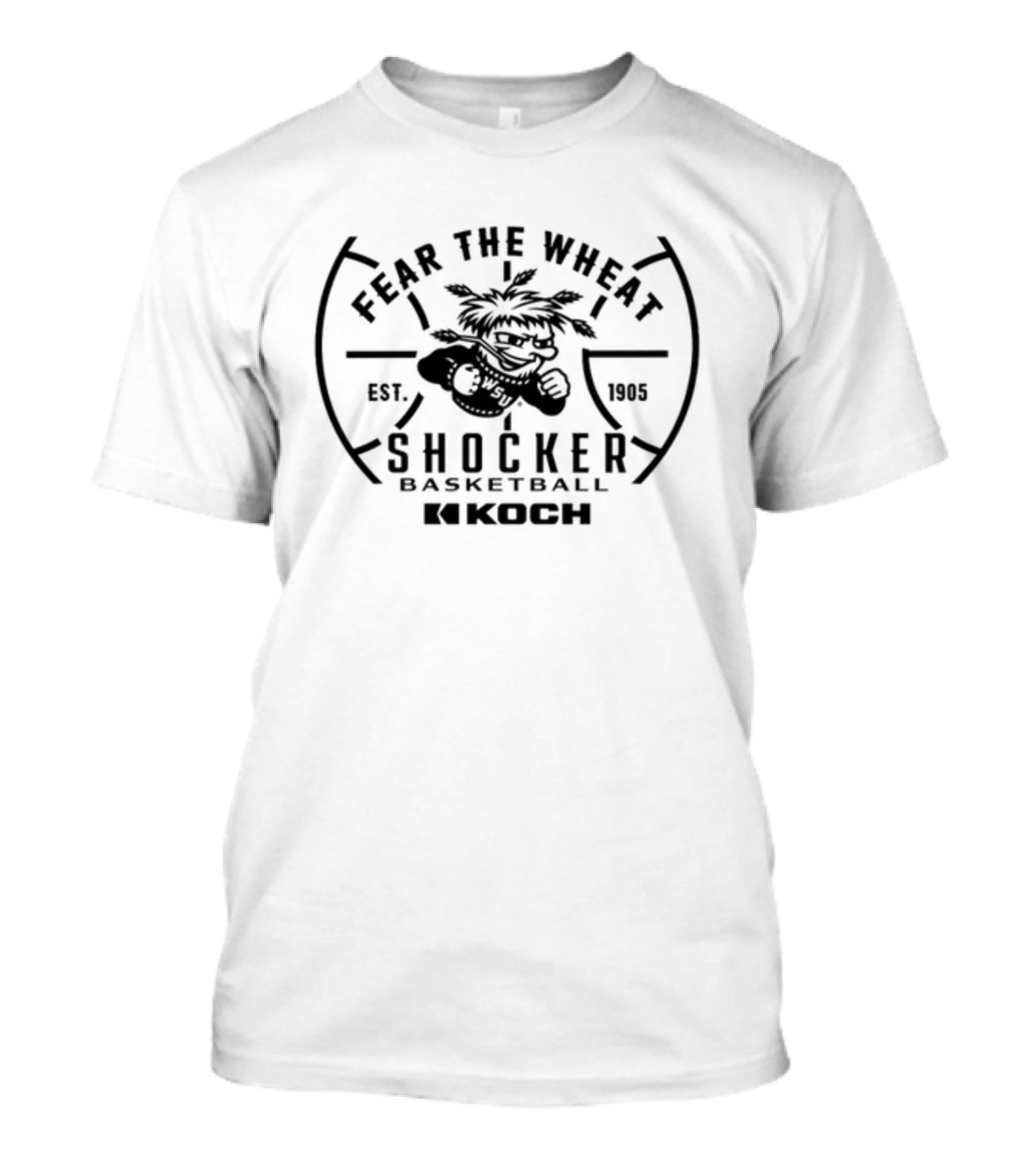 Fear The Wheat Est 1905 Shocker Basketball KOCH T-Shirt