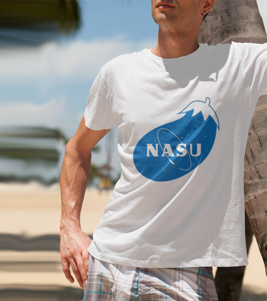 NASA Eggplant Nasu Space T-Shirt