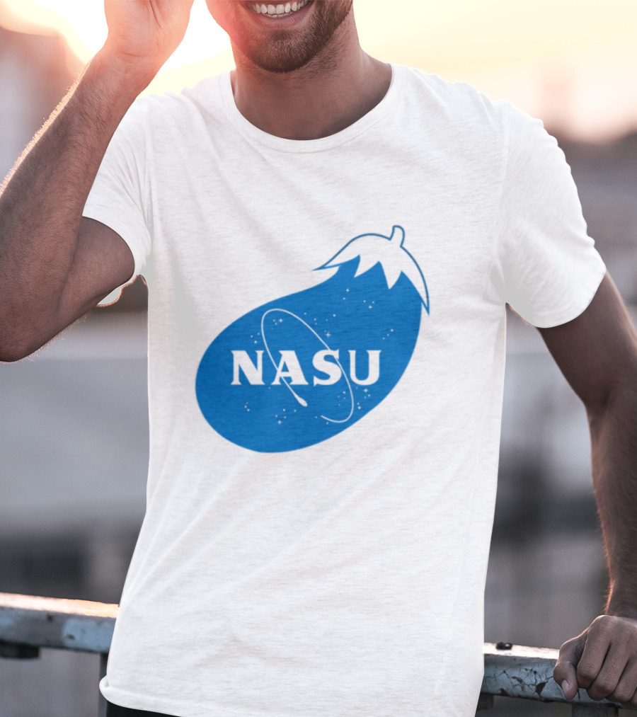 NASA Eggplant Nasu Space T-Shirt
