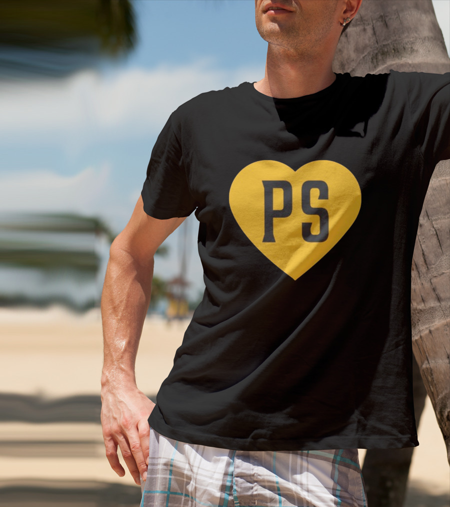 Peter Seidler PS Yellow Heart T-Shirt