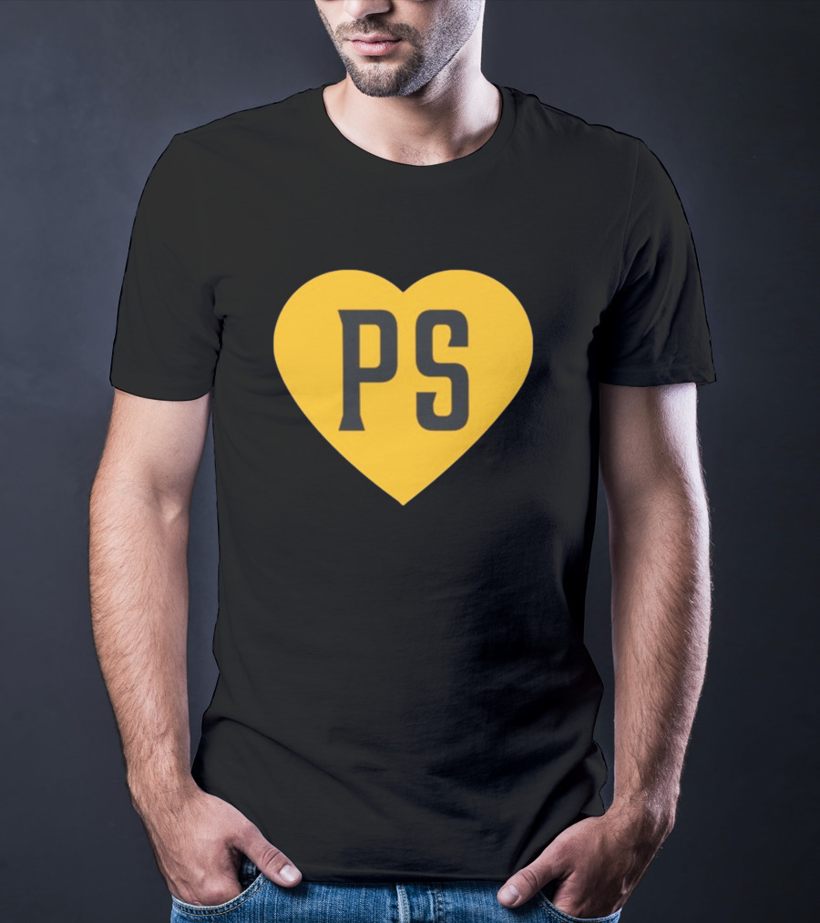 Peter Seidler PS Yellow Heart T-Shirt