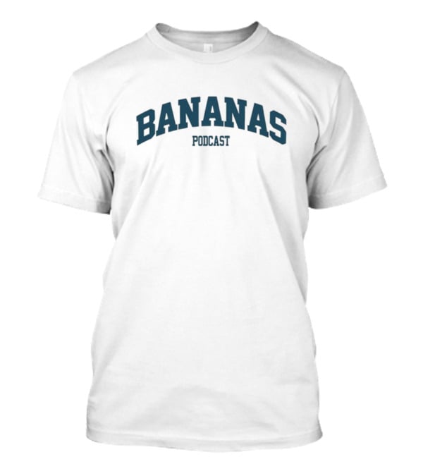 BANANAS PODCAST Classic Logo Arch T-Shirt