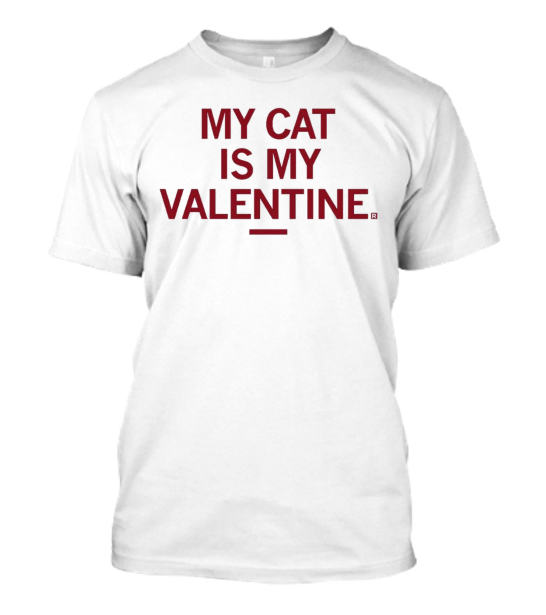 Raygunsite My Cat Is My Valentine T-Shirt