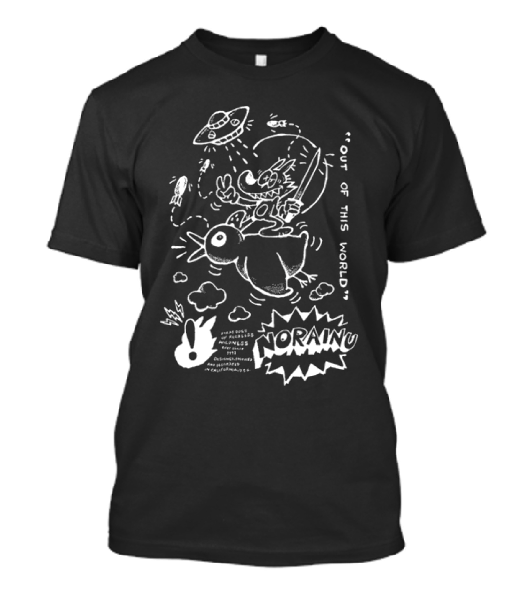NORAINU Out Of This World UFO Adventure T-Shirt