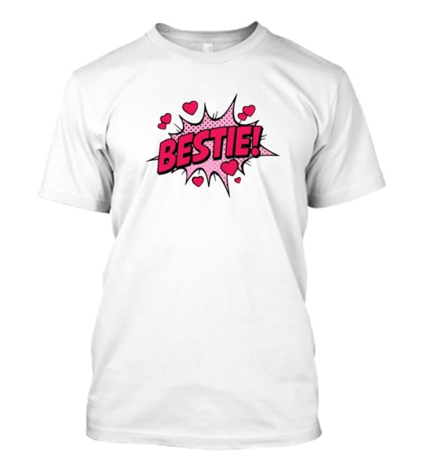 Mixoloshe Bestie Pop Art Hearts Explosion T-Shirt
