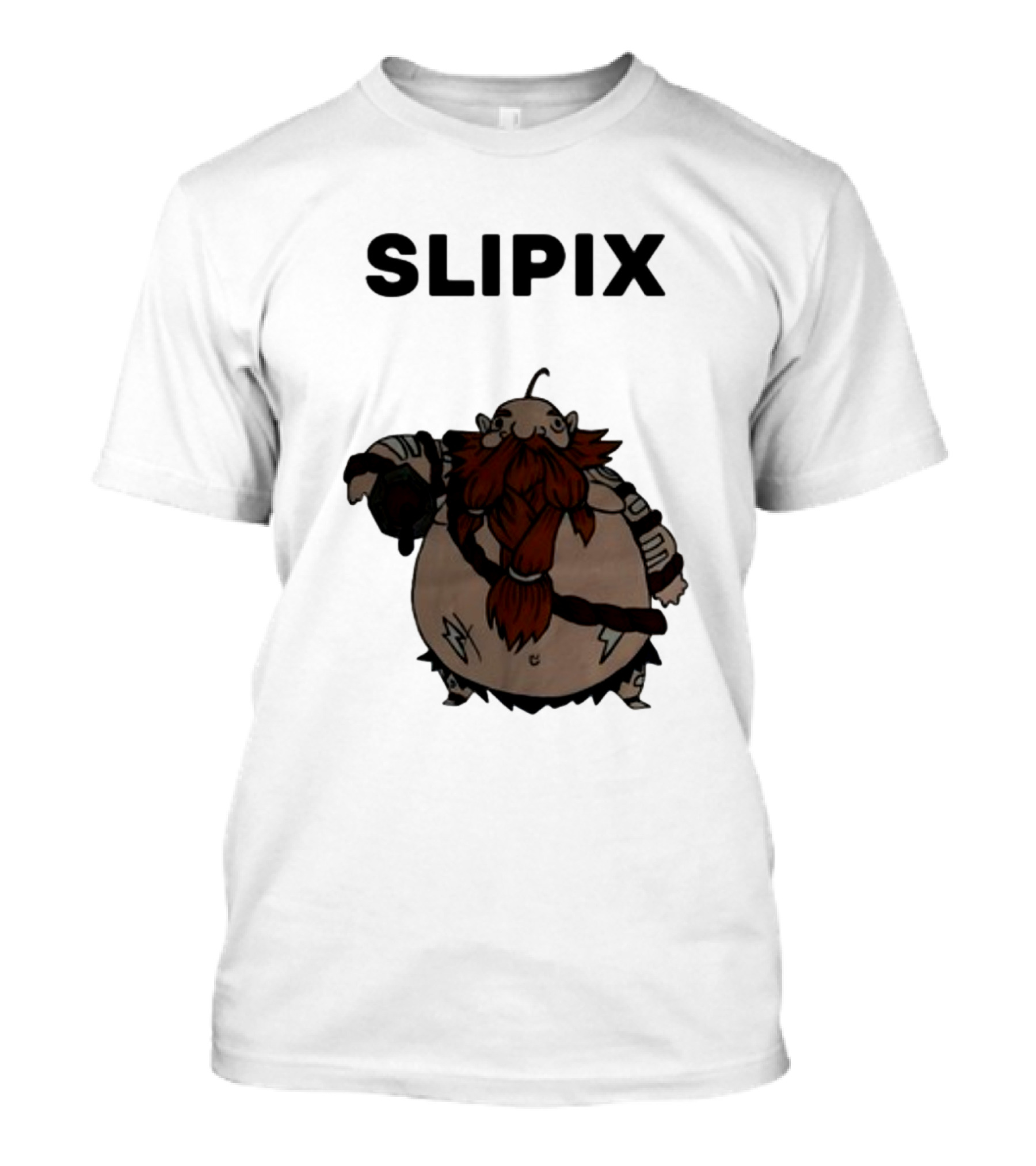 Slipix Tds Character Bold Bearded Figure T-Shirt